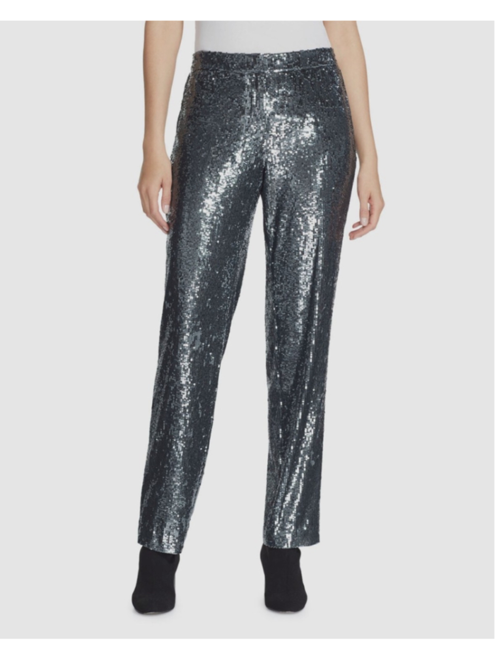 MSRP: $998 Women's Lafayette 148 New York Sequin Trousers, Size 6
